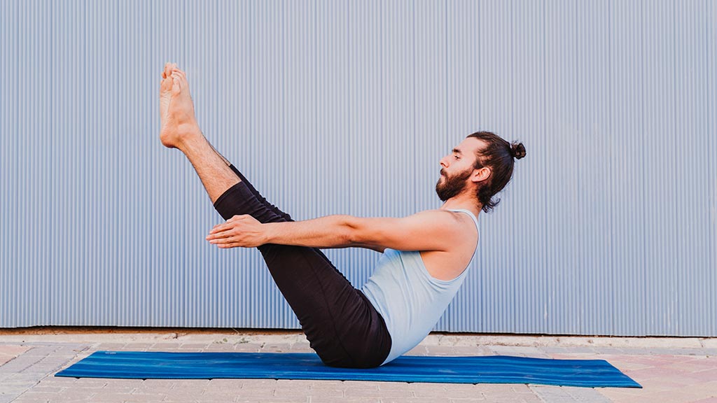 Top 8 Yoga Poses to Reduce Belly Fat 4 Naukasana-(Boat-Pose)